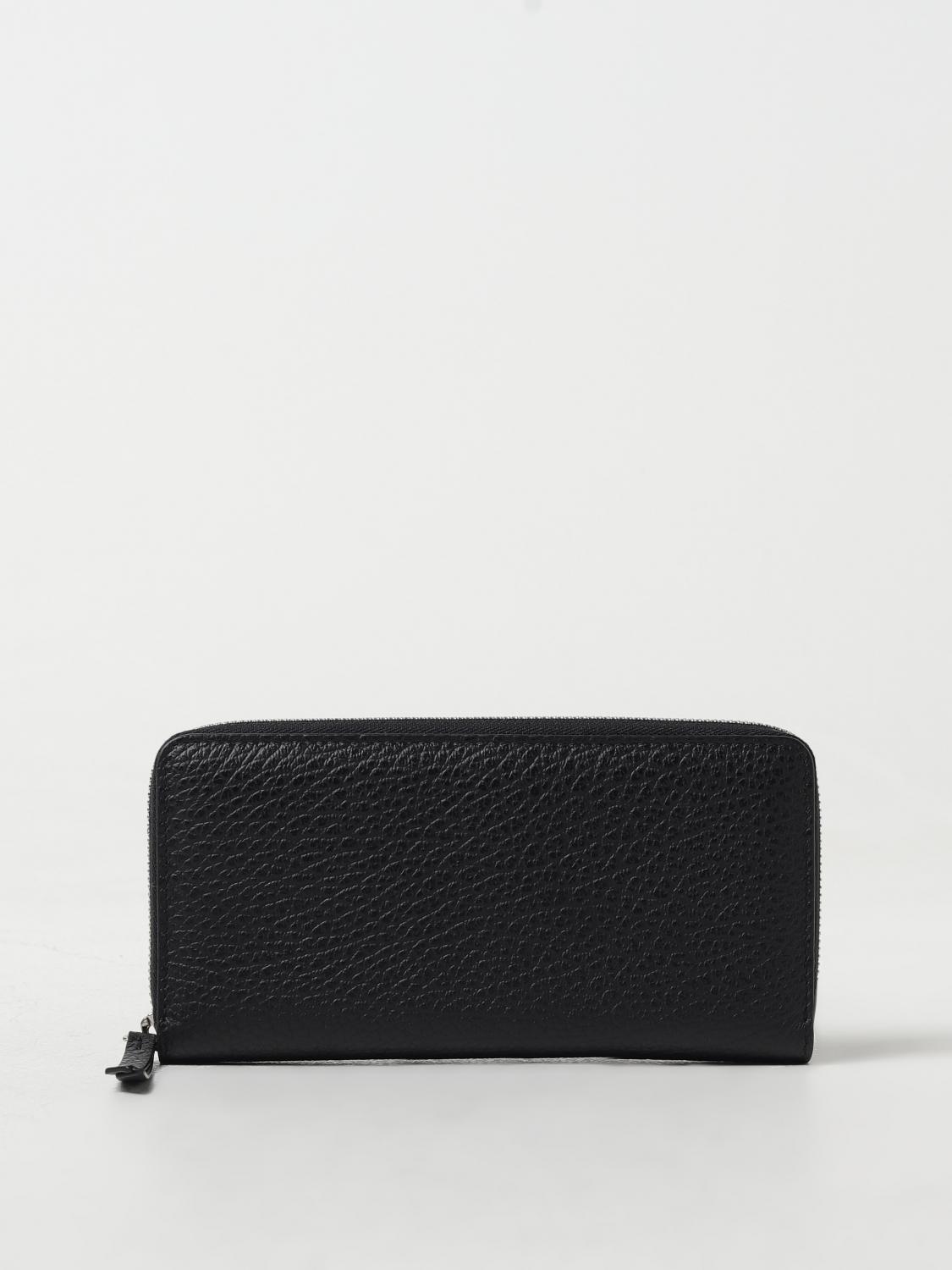 Shop Maison Margiela Wallet  Men Color Black