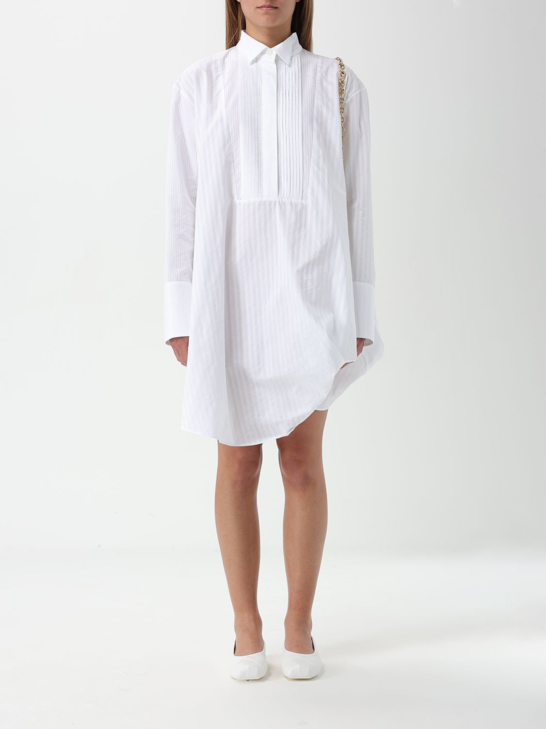 Shop Loewe Dress  Woman Color White