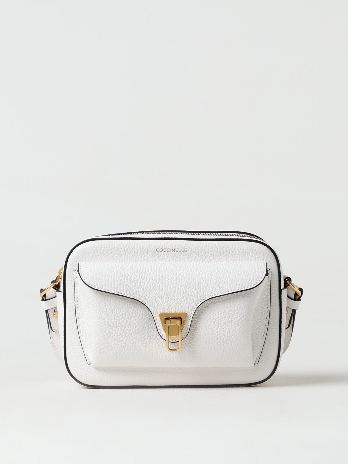 Crossbody Bags COCCINELLE Woman colour White