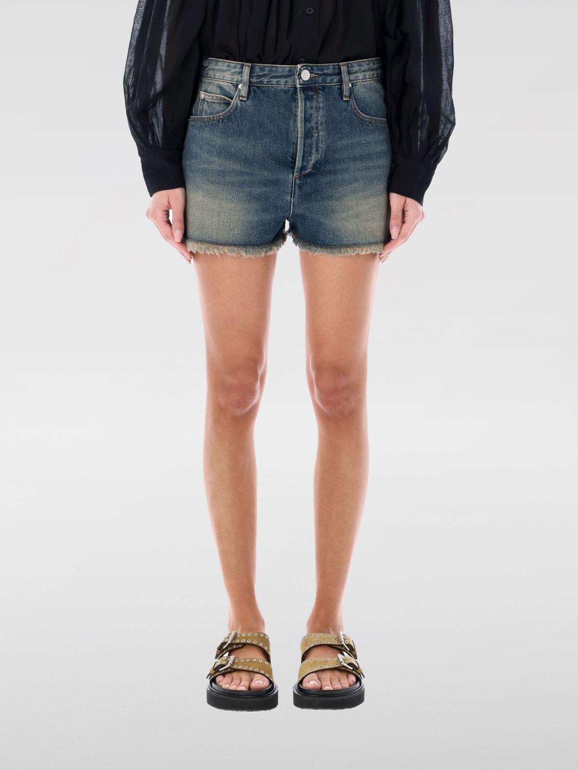 Isabel Marant Étoile Isabel Marant Etoile Lesia Denim Shorts In Blue