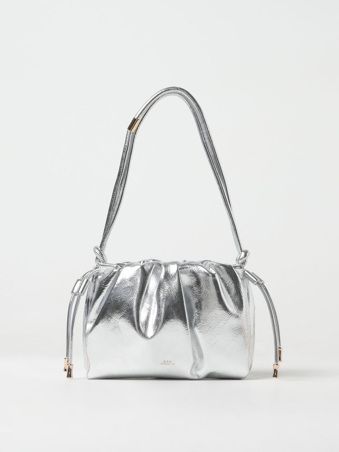 Apc Shoulder Bag A.p.c. Woman Color Silver