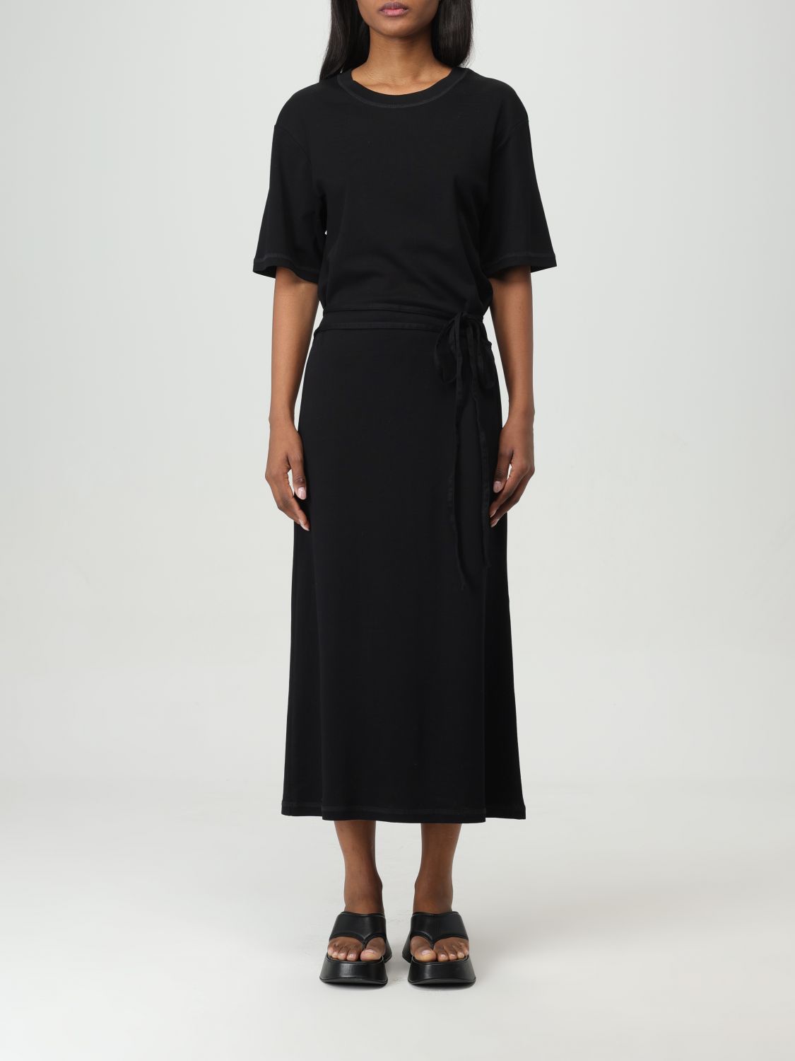 Shop Lemaire Dress  Woman Color Black