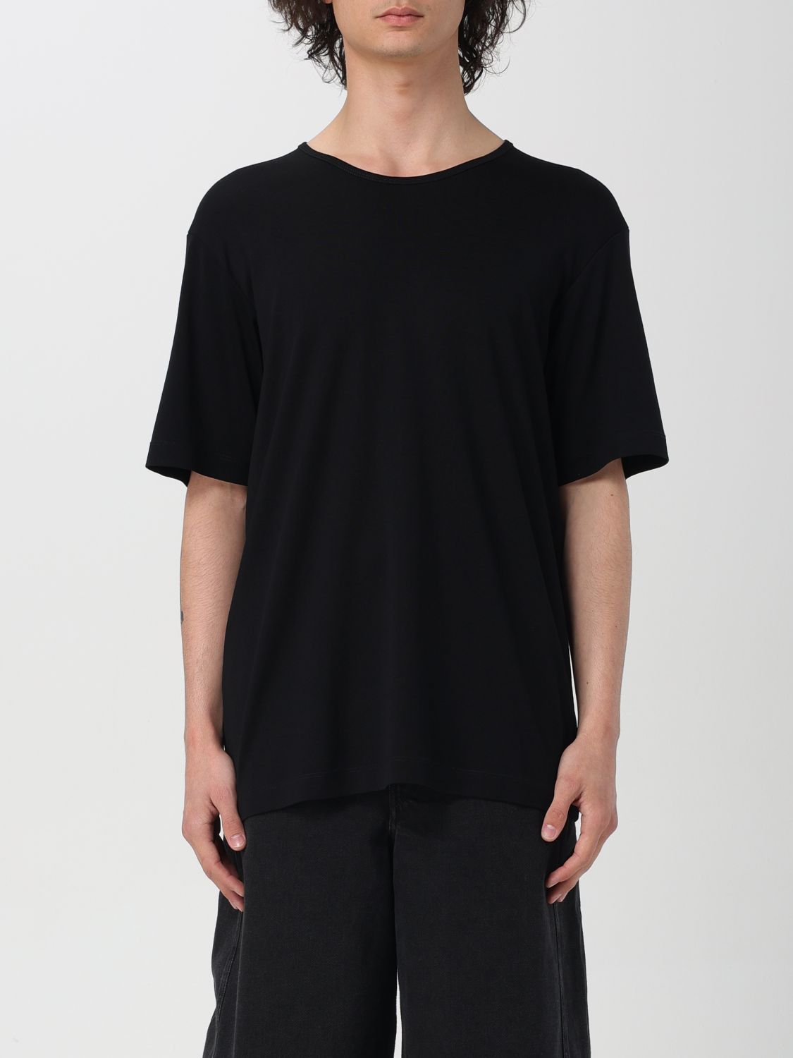 Shop Lemaire T-shirt  Men Color Black