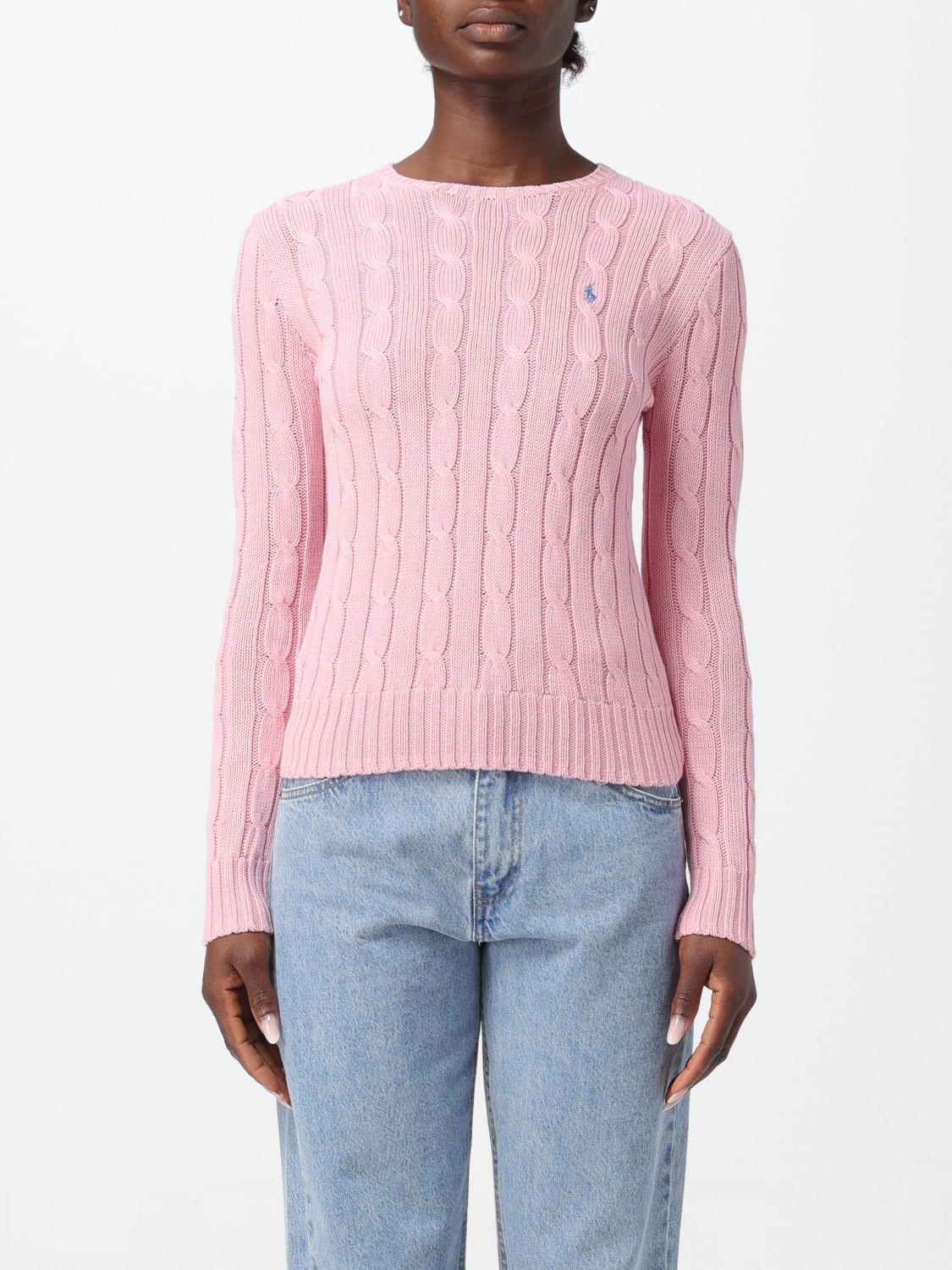 Shop Polo Ralph Lauren Sweater  Woman Color Pink