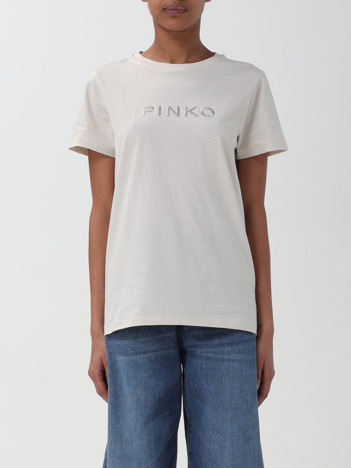 T-Shirt PINKO Woman colour Beige