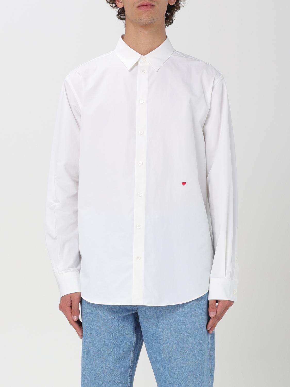 Shop Moschino Couture Shirt  Men Color White