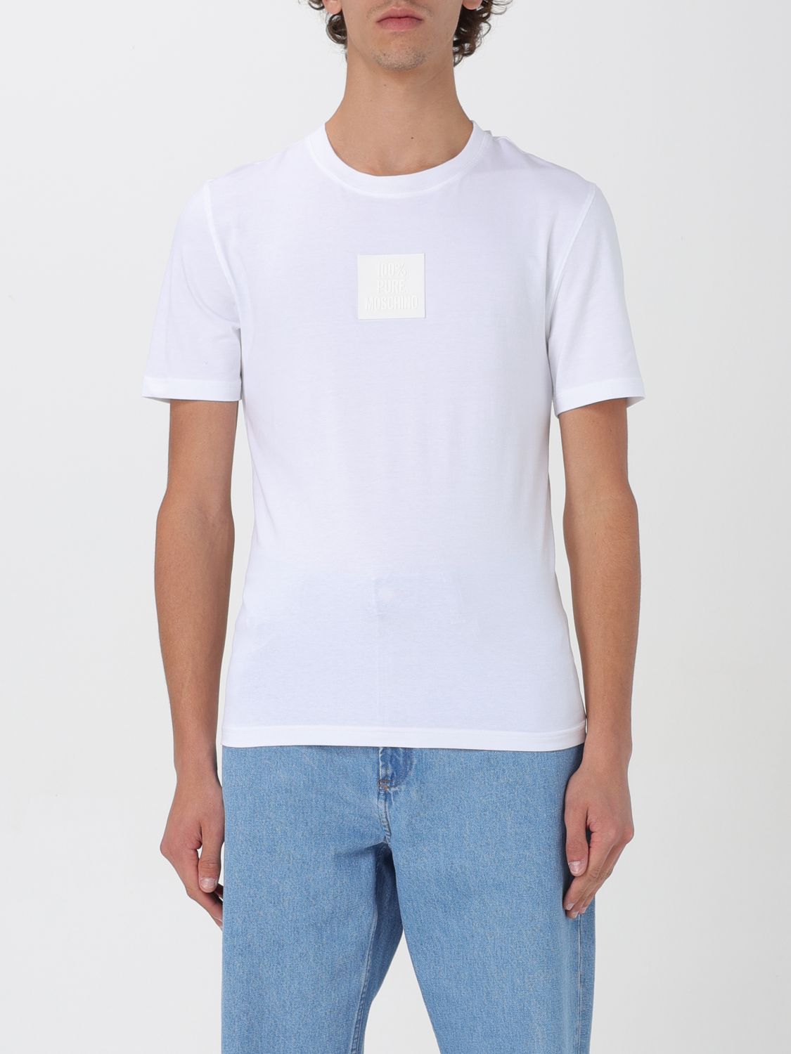 Shop Moschino Couture T-shirt  Men Color White