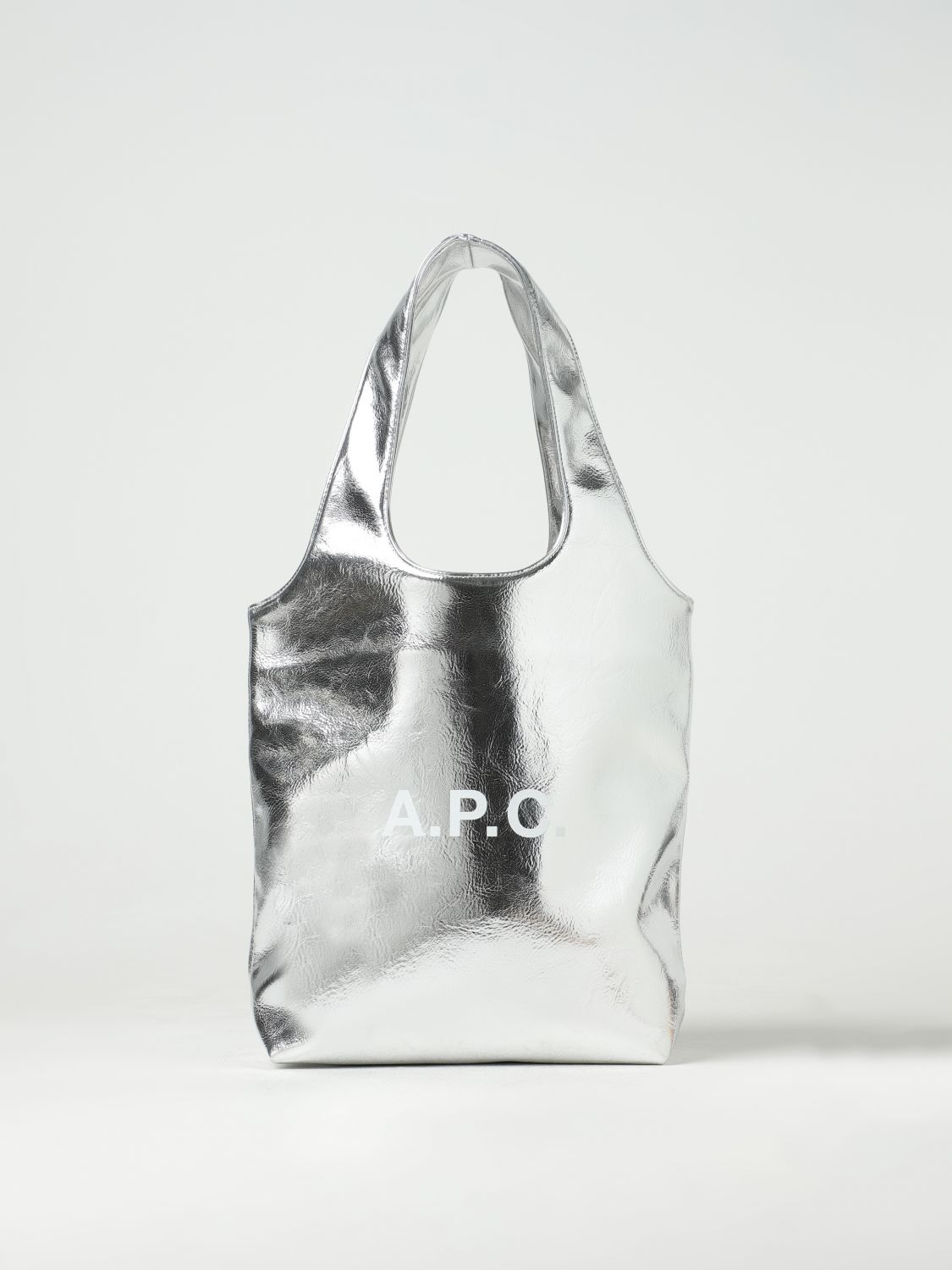 Apc Shoulder Bag A.p.c. Woman Color Silver
