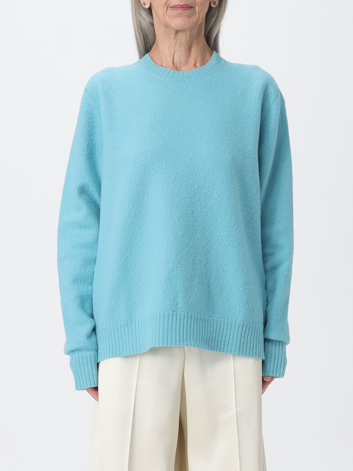 Shop Jil Sander Sweater  Woman Color Blue