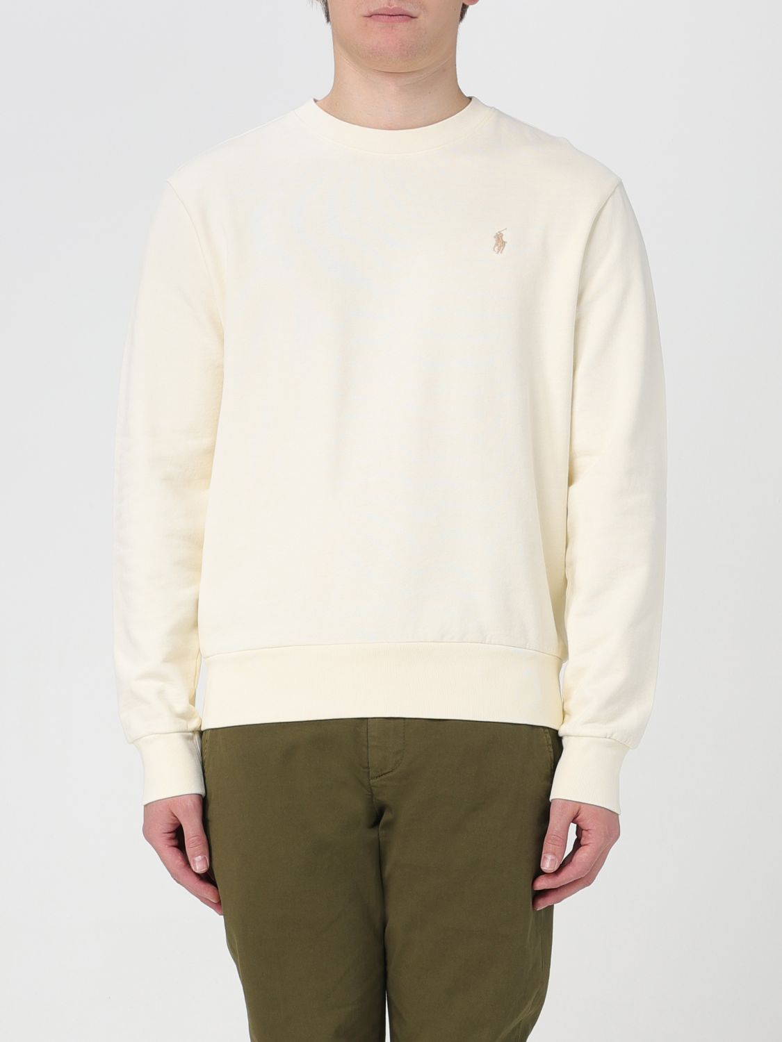 Sweatshirt POLO RALPH LAUREN Men colour Yellow Cream