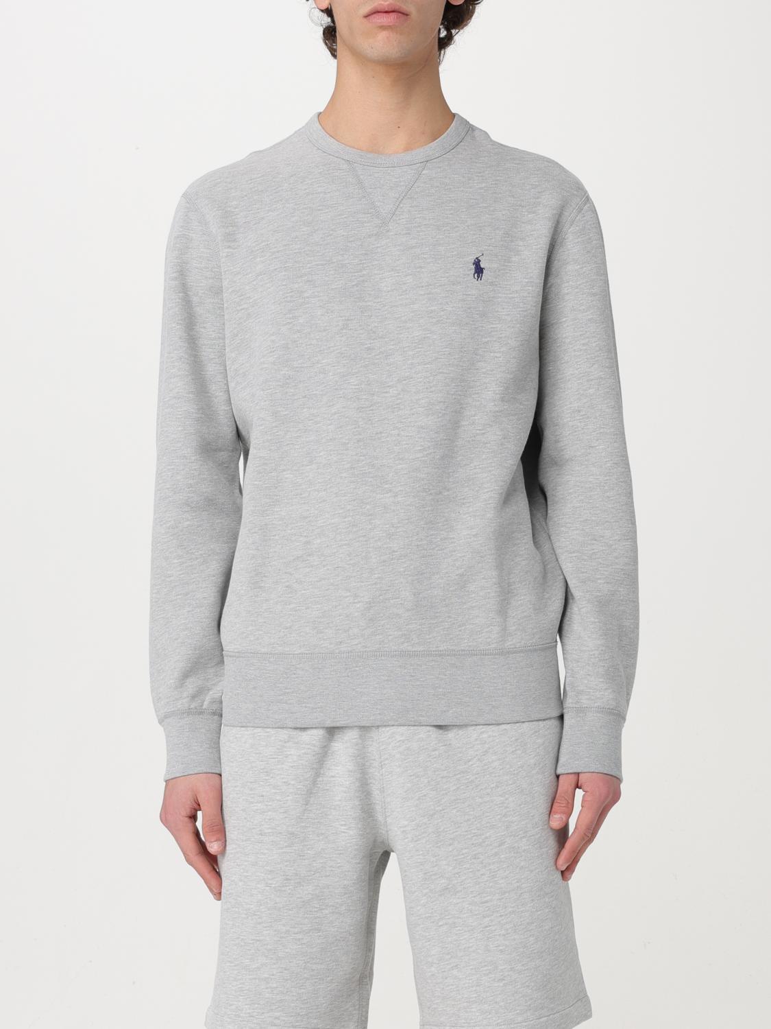 Shop Polo Ralph Lauren Sweatshirt Men Color Grey