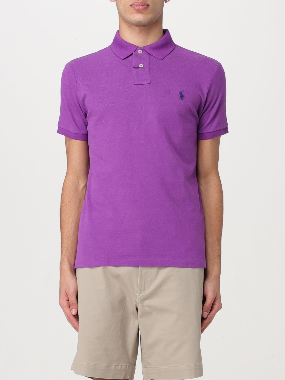 Polo Ralph Lauren Polo Shirt  Men Color Violet