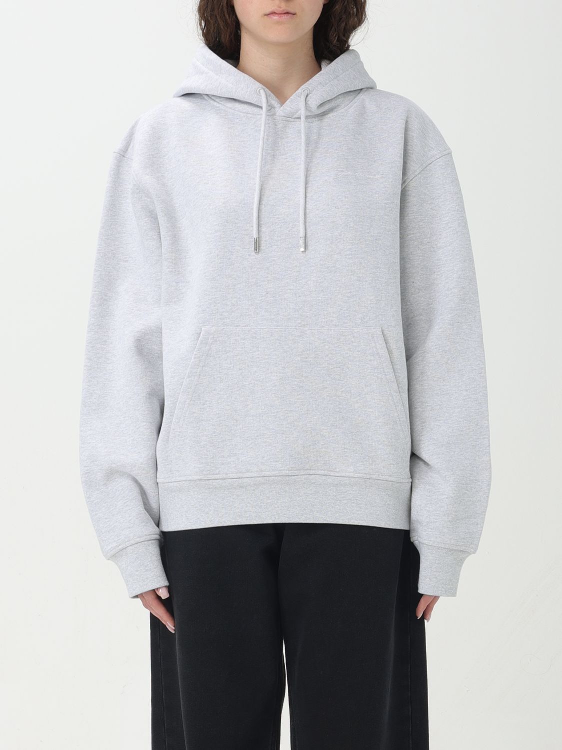 Shop Jacquemus Sweater  Woman Color Grey