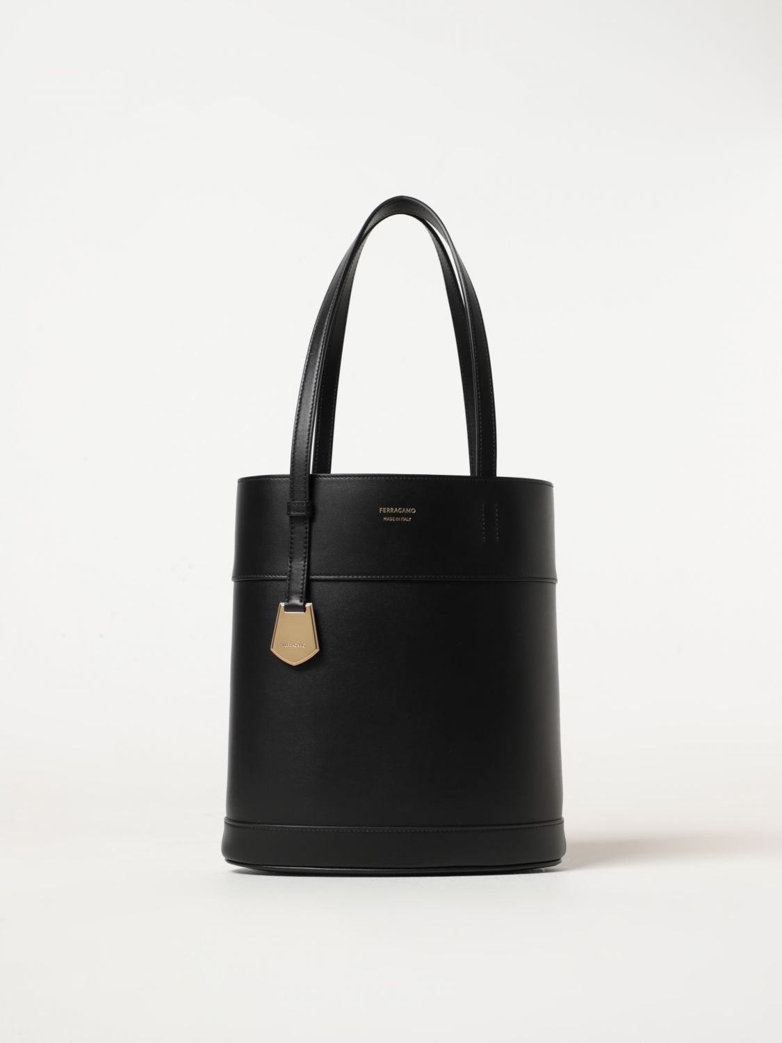Shop Ferragamo Shoulder Bag  Woman Color Black