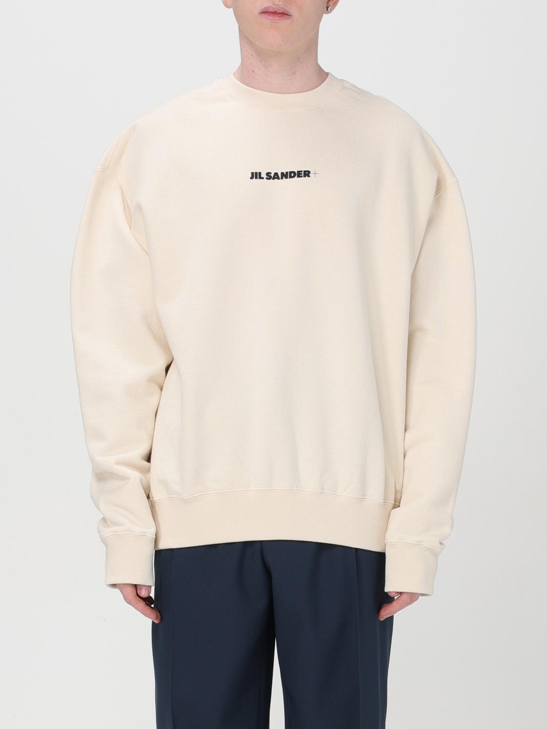 Shop Jil Sander Sweatshirt  Men Color Ivory