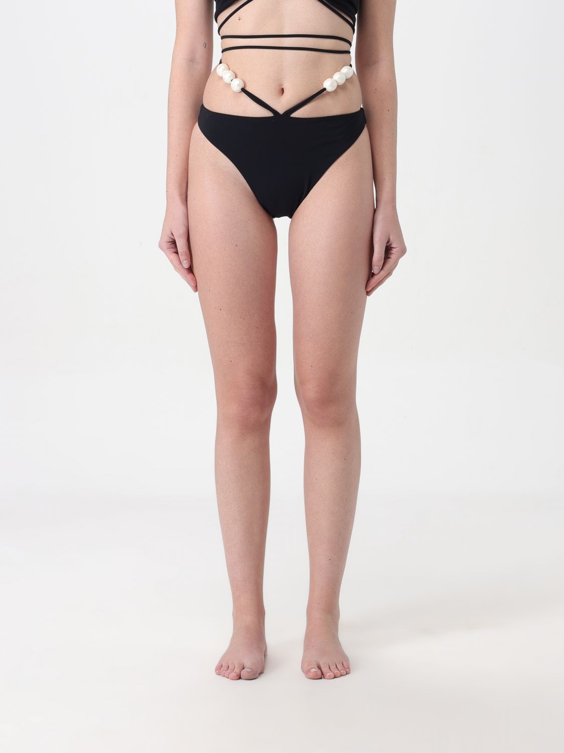 Shop Magda Butrym Swimsuit  Woman Color Black