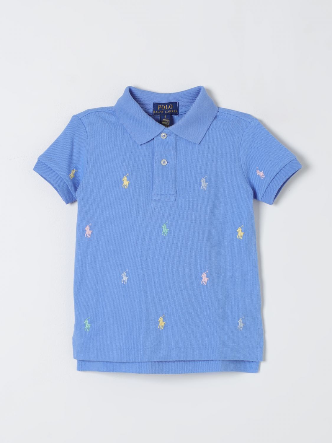 Polo Ralph Lauren Kids' T恤  儿童 颜色 蓝色 In Blue