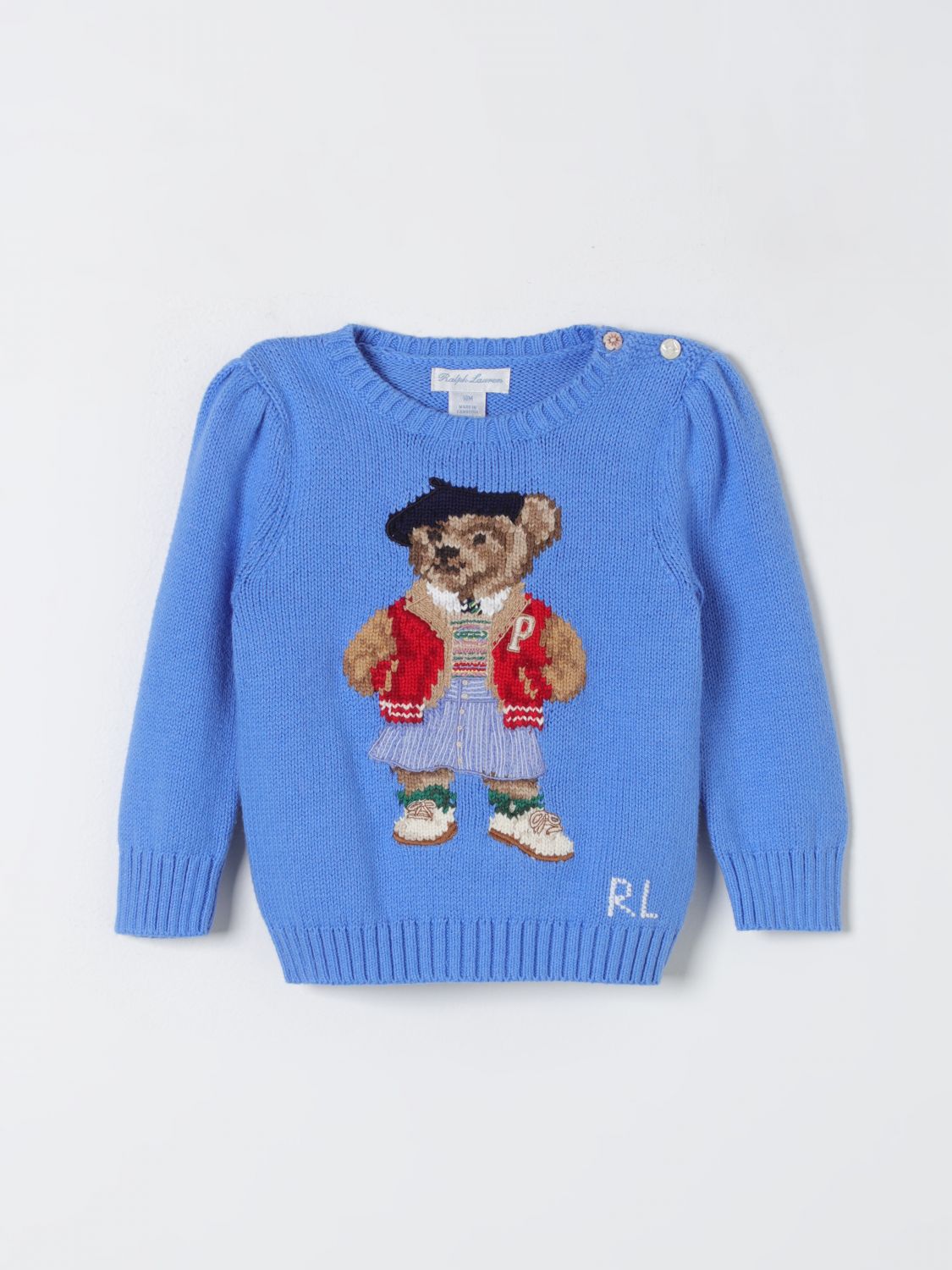 Polo Ralph Lauren Babies' Sweater  Kids Color Blue