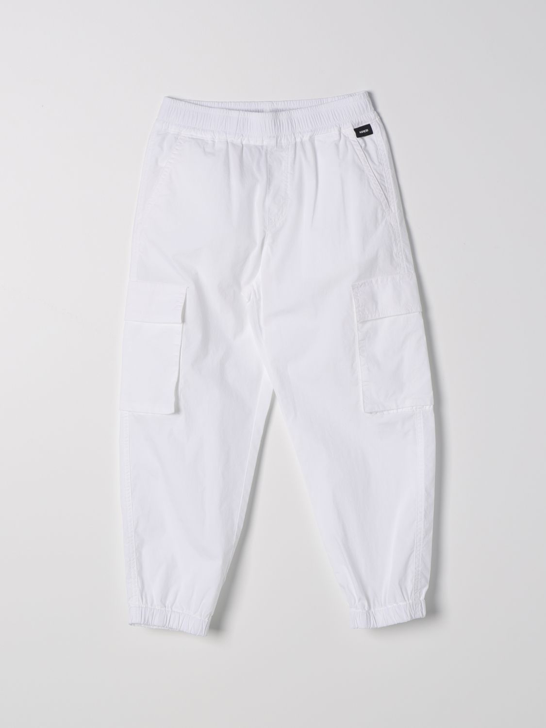 Shop Aspesi Pants  Kids Color White