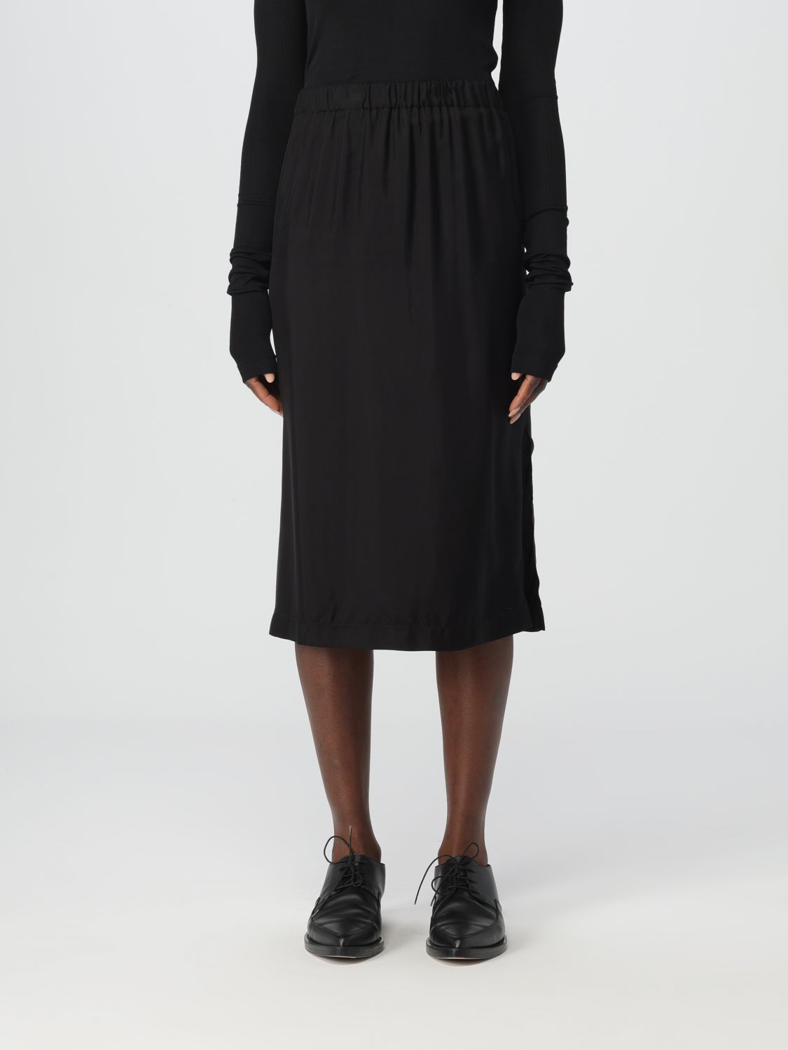 Shop Fabiana Filippi Skirt  Woman Color Black
