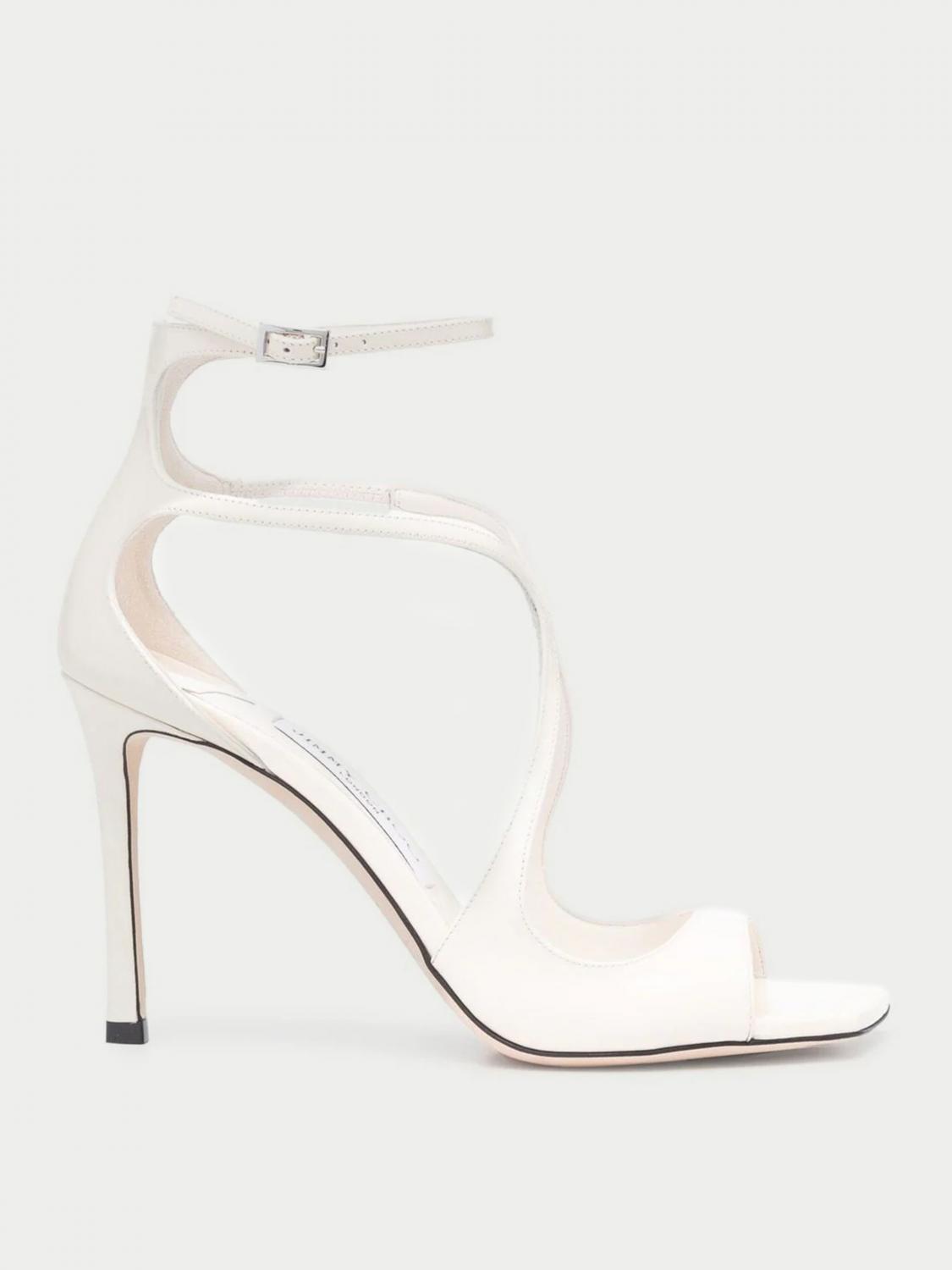 Shop Jimmy Choo Heeled Sandals  Woman Color White