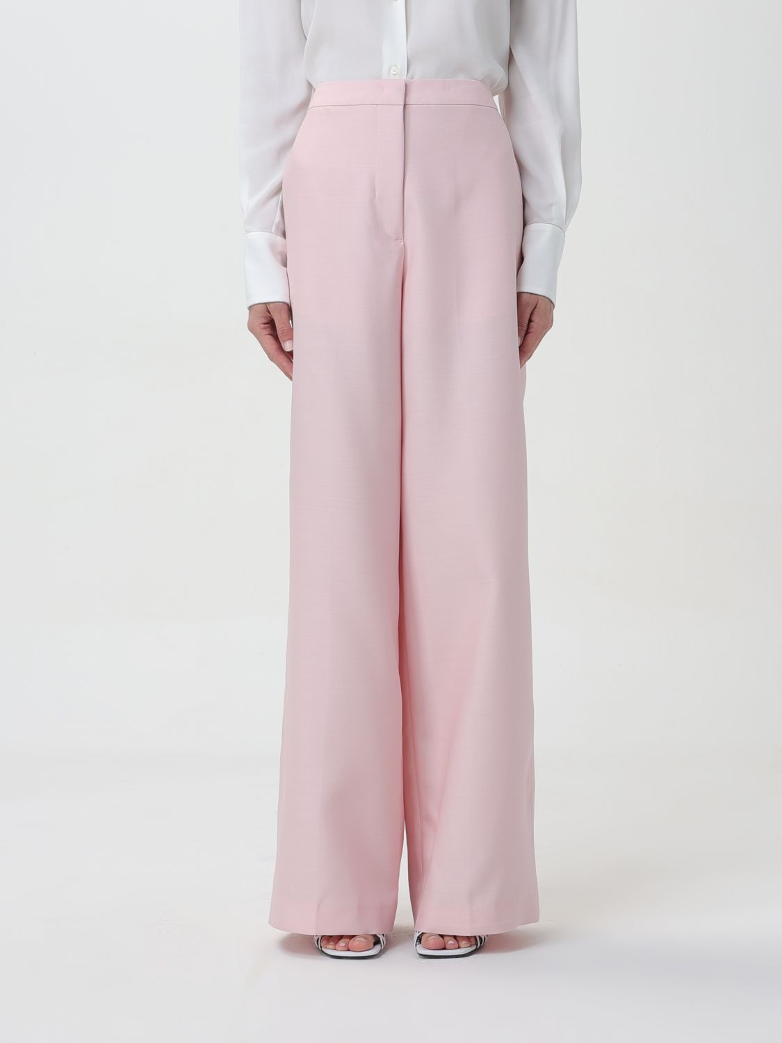 Shop Fabiana Filippi Pants  Woman Color Pink