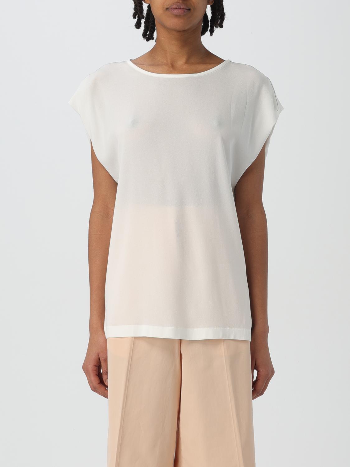 Shop Fabiana Filippi Top  Woman Color White