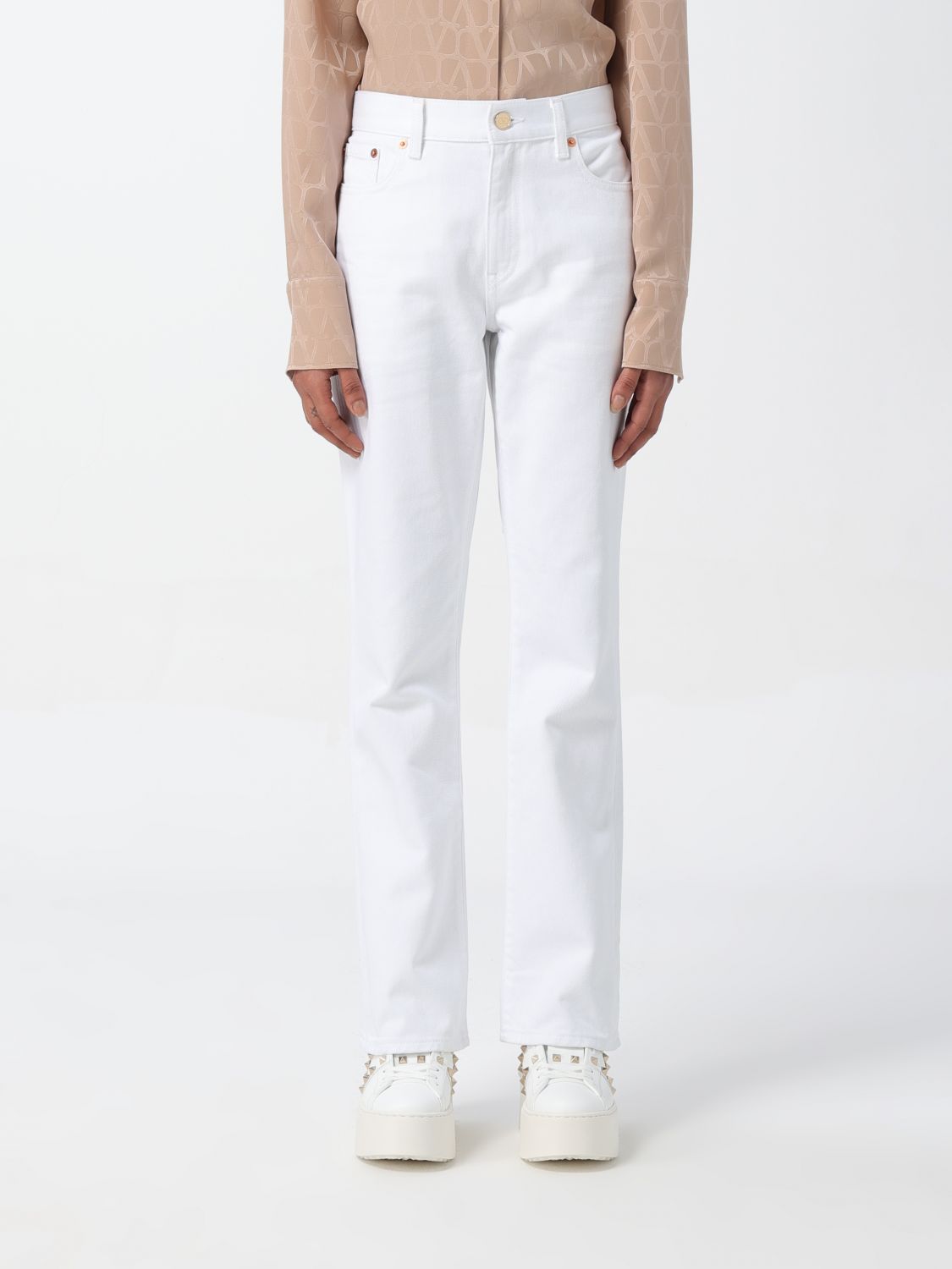Shop Valentino Jeans  Woman Color White