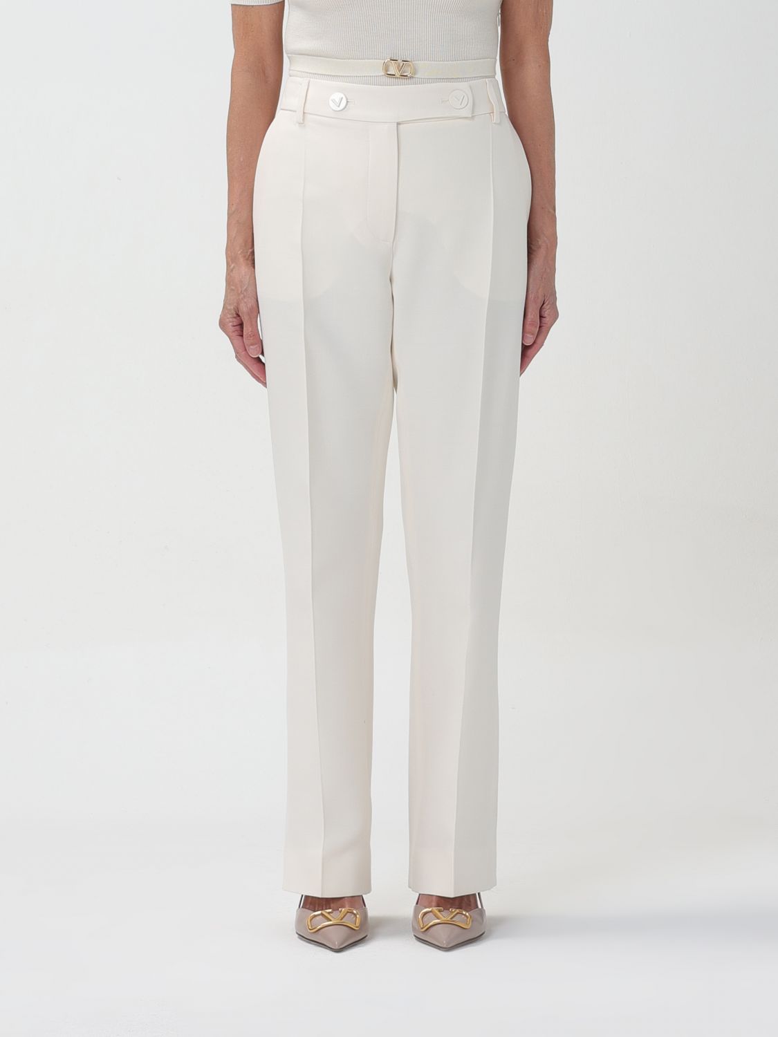 Valentino Pants  Woman Color White