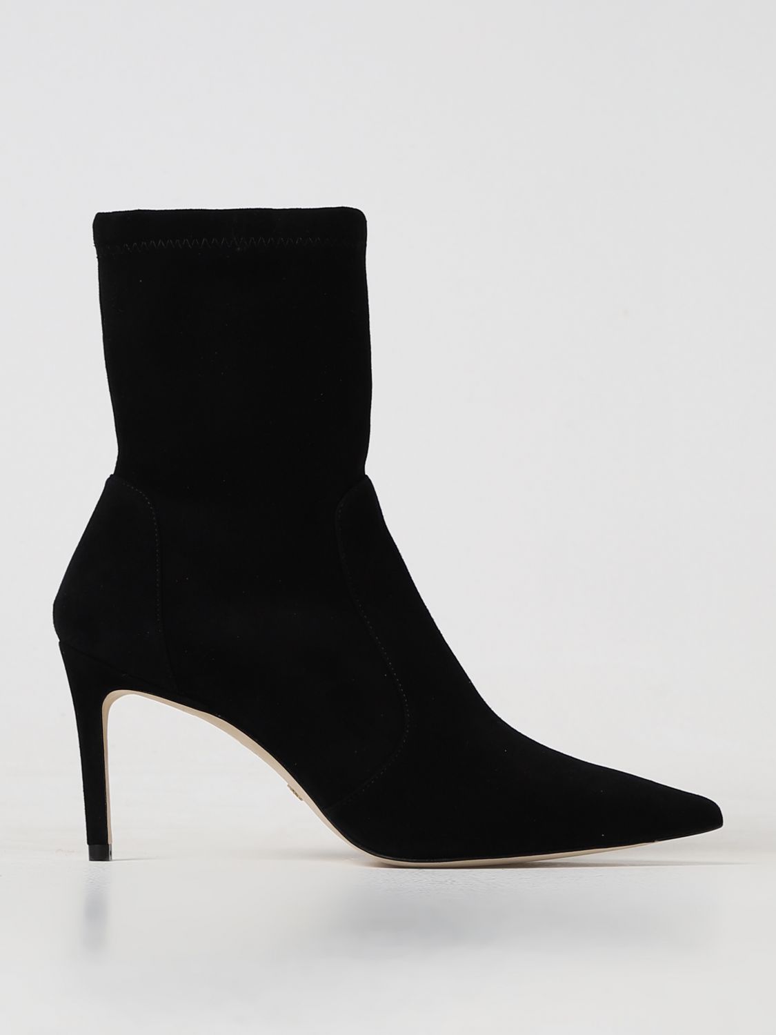 Shop Stuart Weitzman Flat Ankle Boots  Woman Color Black
