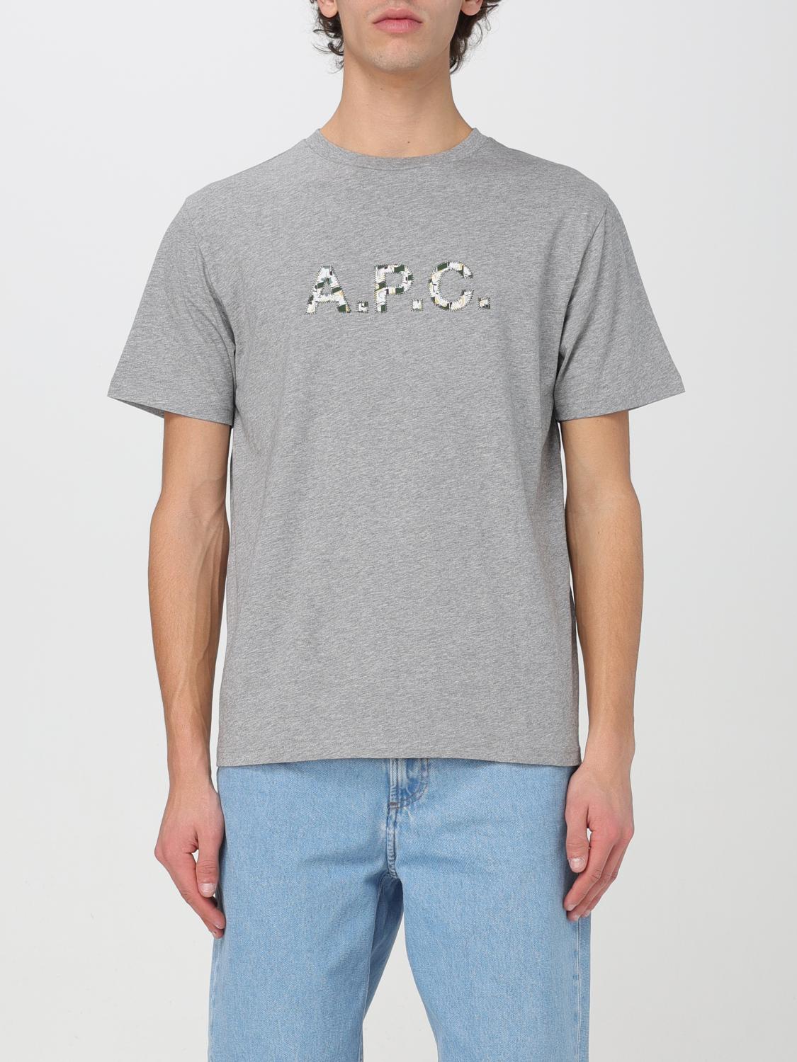 T-Shirt A.P.C. Men colour Grey