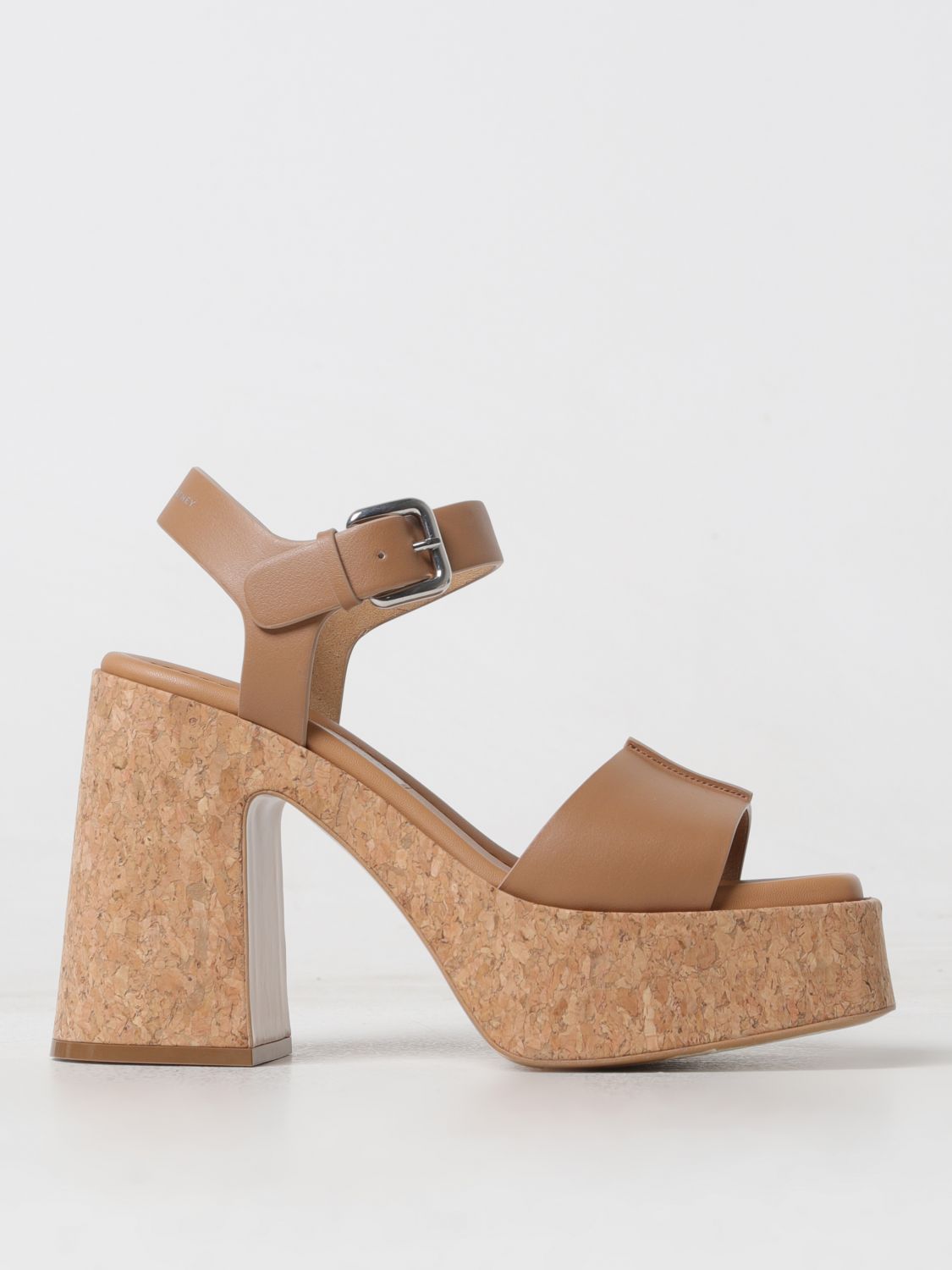 Shop Stella Mccartney Heeled Sandals  Woman Color Brown