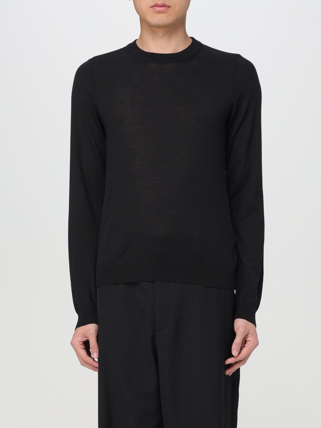 Shop Valentino Sweater  Men Color Black