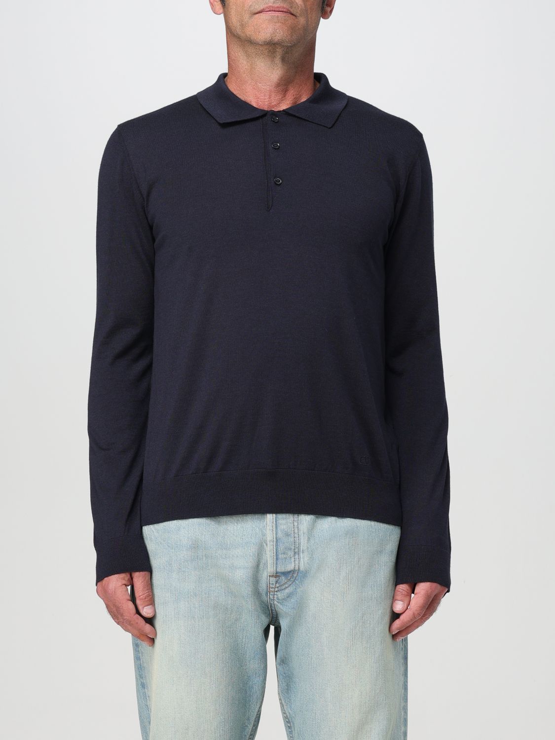 Shop Valentino Sweatshirt  Men Color Blue
