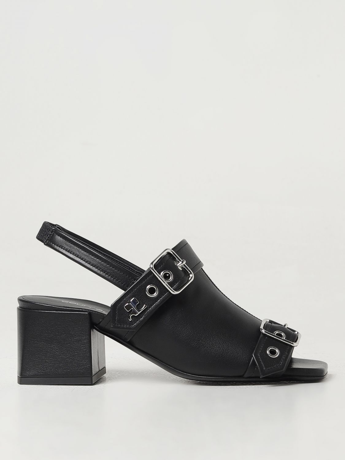 Courrèges High Heel Shoes  Woman Color Black In 黑色
