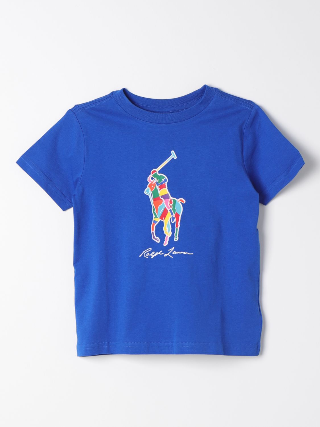 Shop Polo Ralph Lauren T-shirt  Kids Color Blue