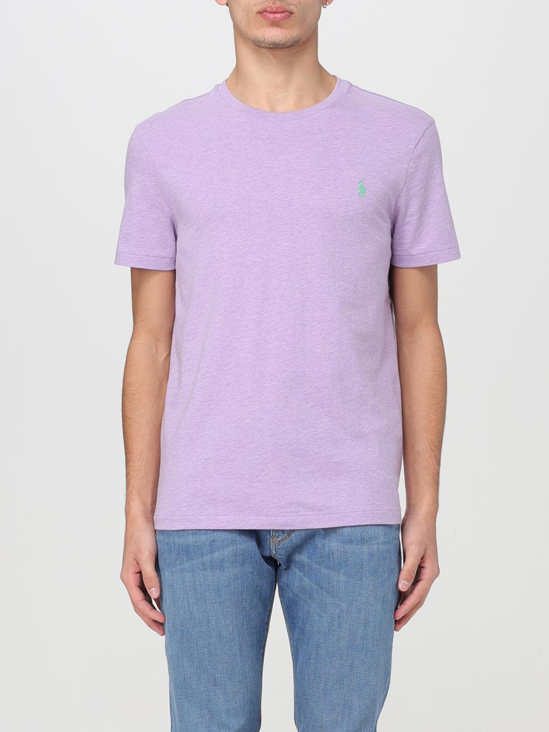 T-Shirt POLO RALPH LAUREN Men colour Lilac