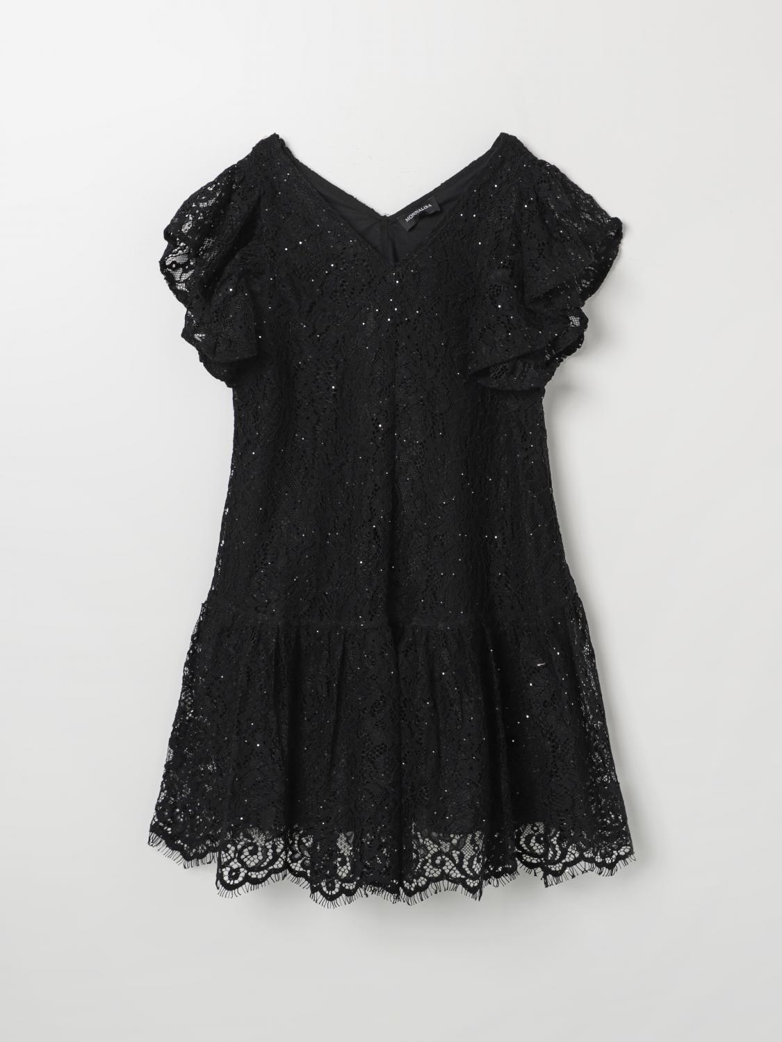 Dress MONNALISA Kids colour Black