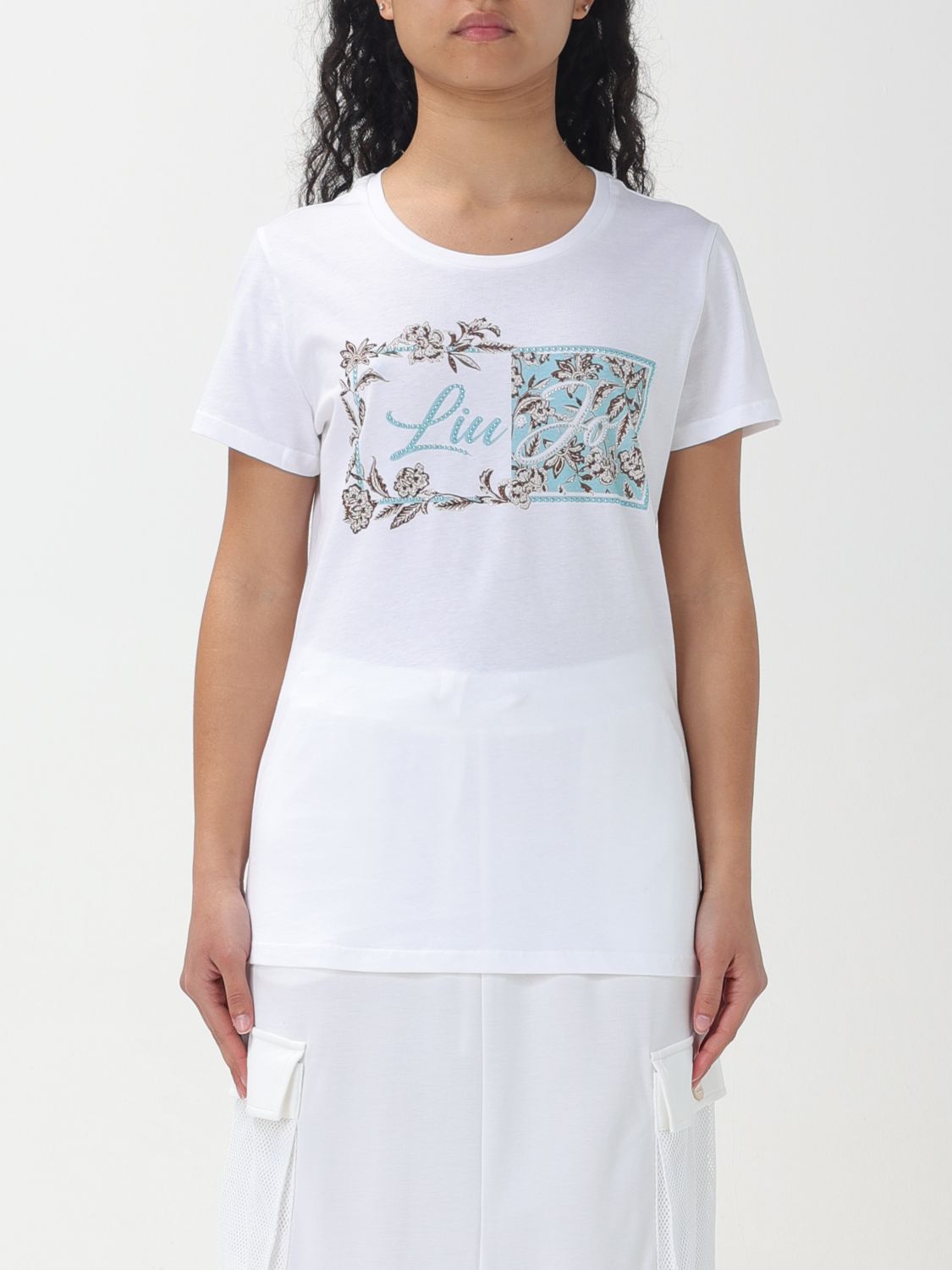 Shop Liu •jo T-shirt Liu Jo Woman Color White