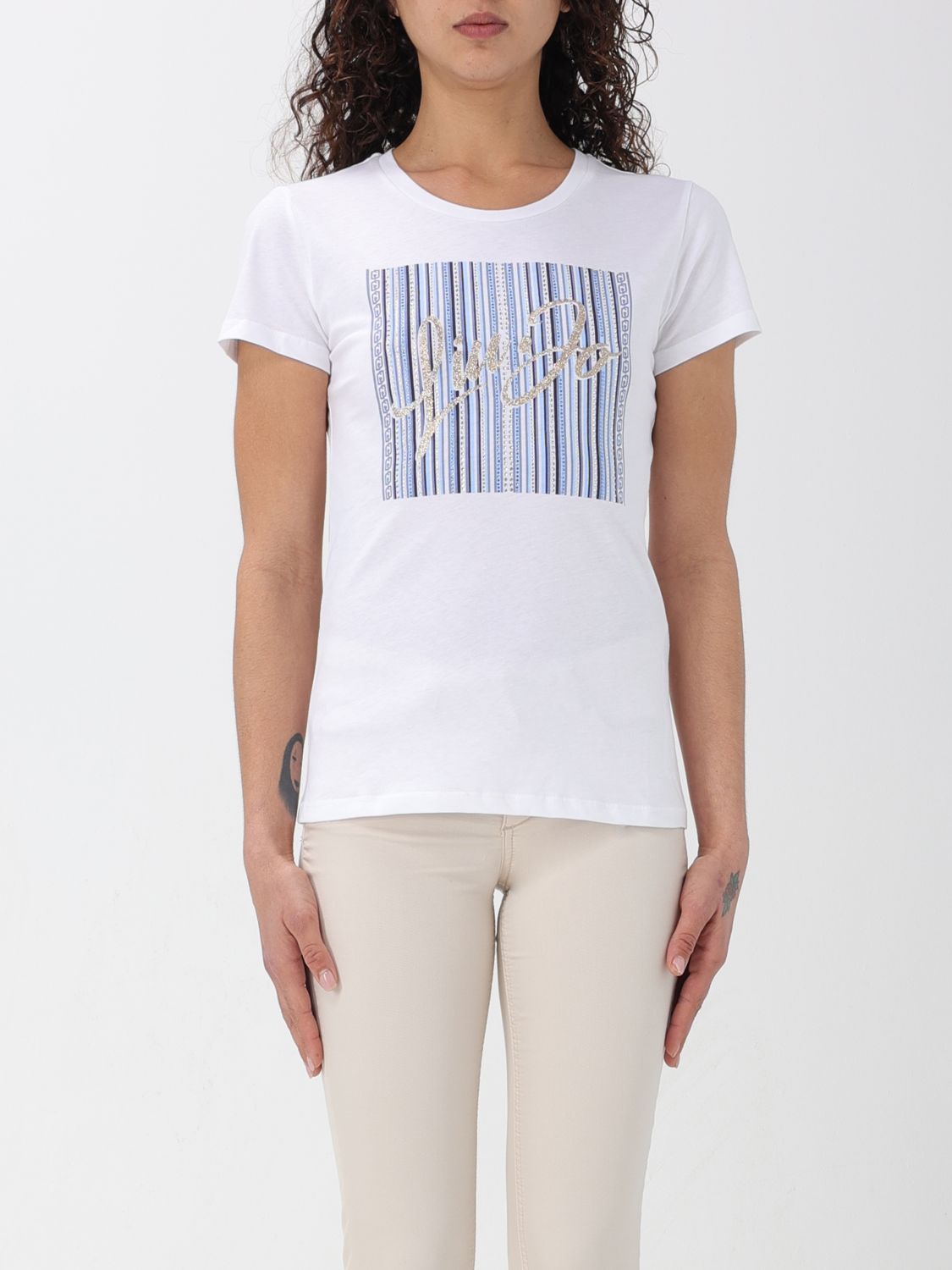 Shop Liu •jo T-shirt Liu Jo Woman Color White 1