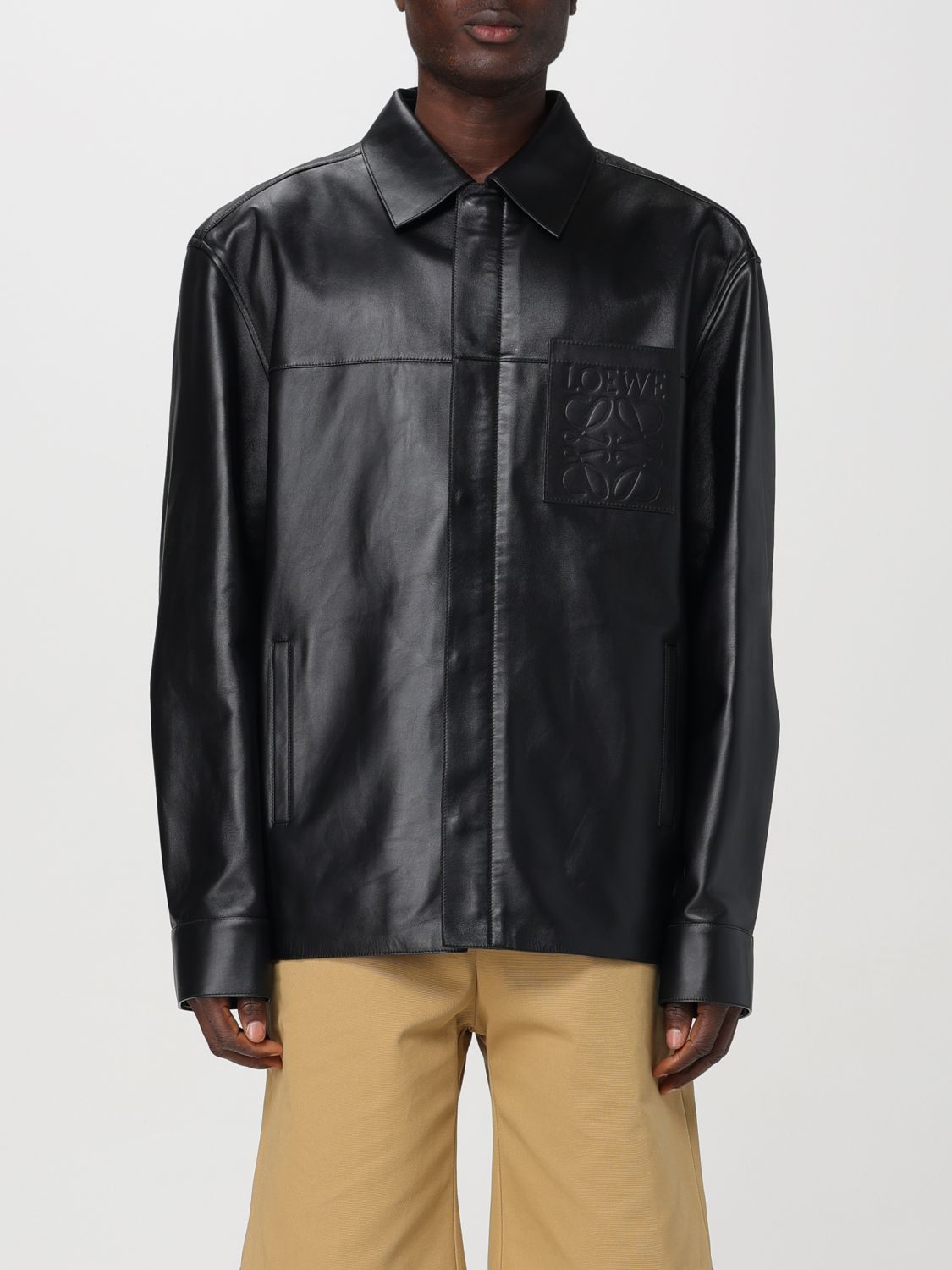 Shop Loewe Jacket  Men Color Black