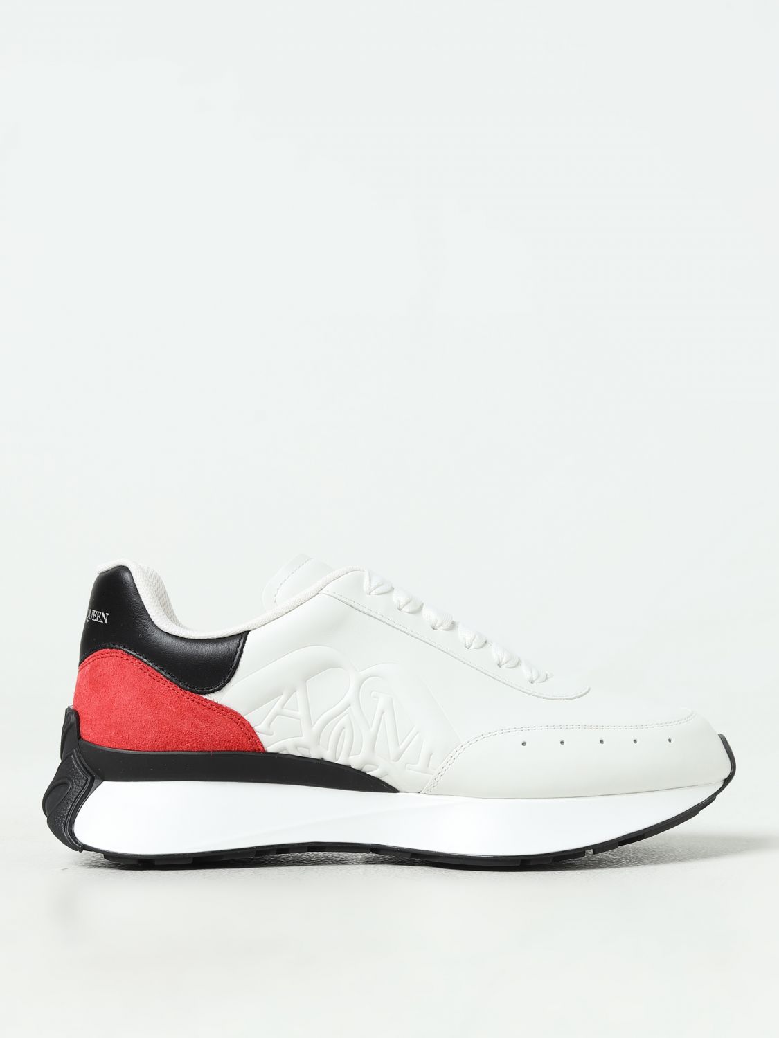 Shop Alexander Mcqueen Sneakers  Men Color White 1