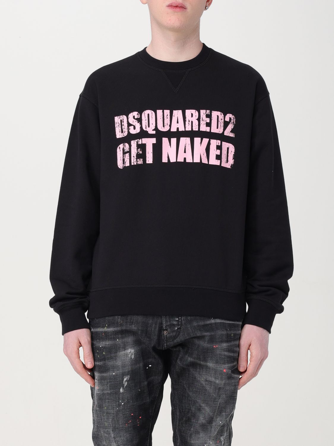 DSQUARED2：スウェットシャツ メンズ - ブラック | GIGLIO.COM