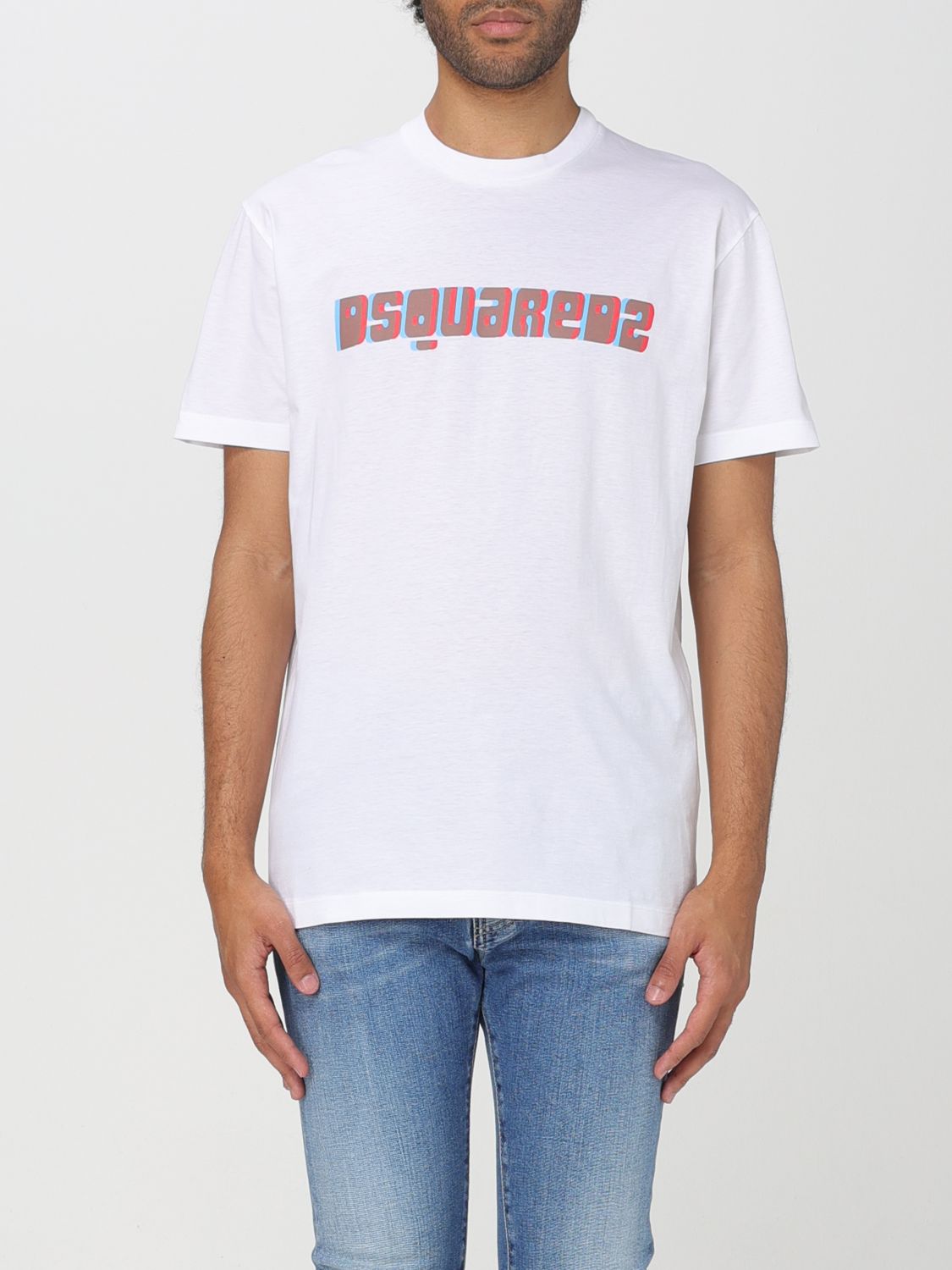 Shop Dsquared2 T-shirt  Men Color White