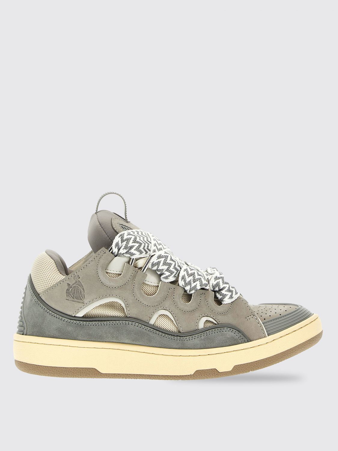 Shop Lanvin Sneakers  Men Color Grey
