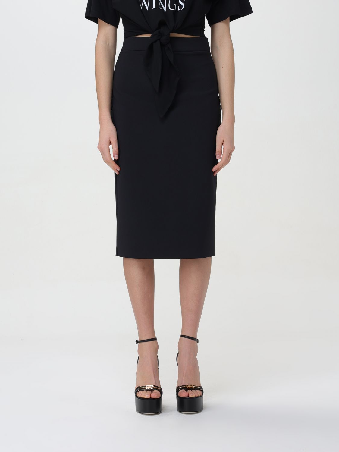 Elisabetta Franchi Skirt  Woman Color Black