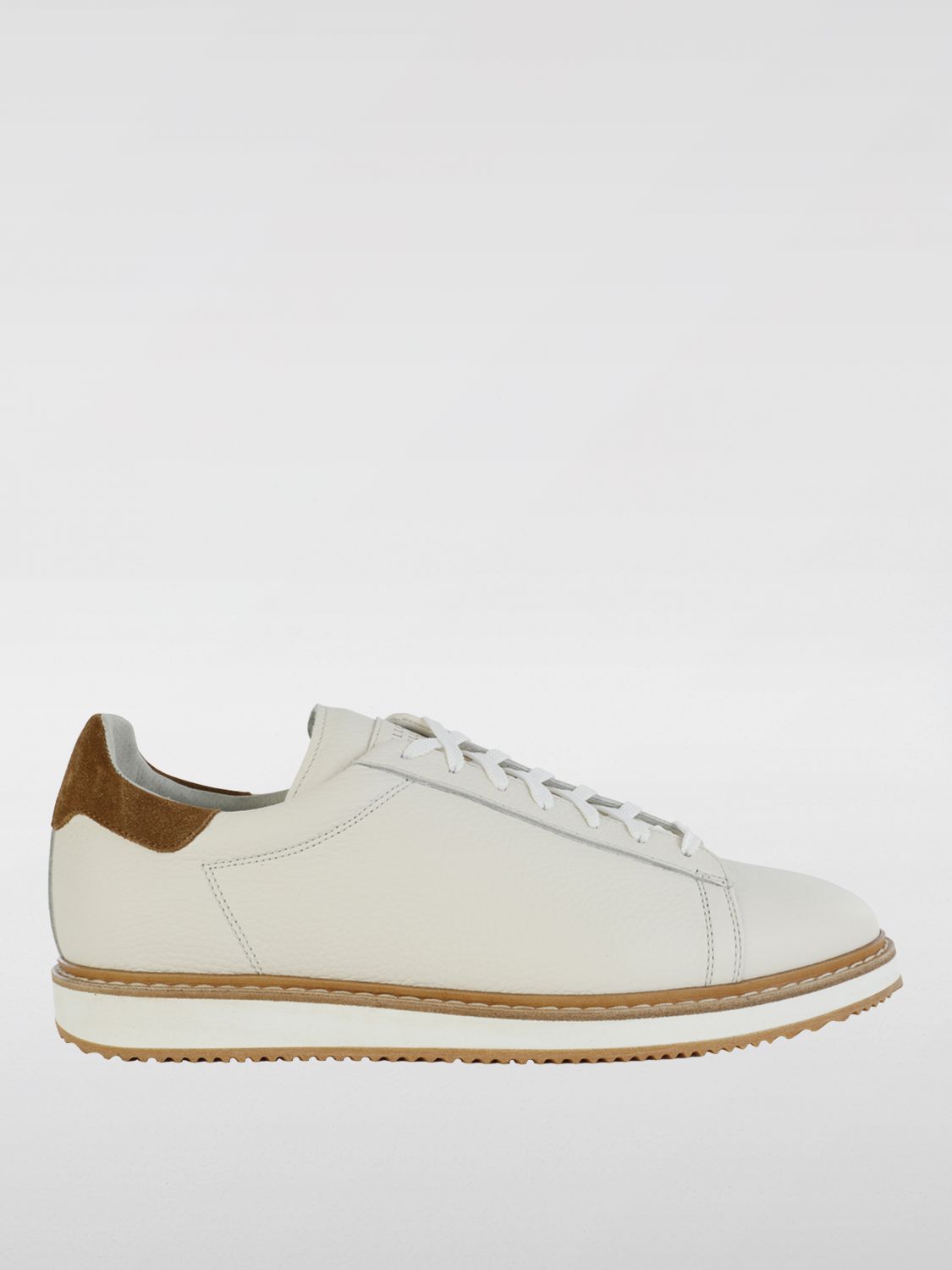 Shop Brunello Cucinelli Sneakers  Men Color White