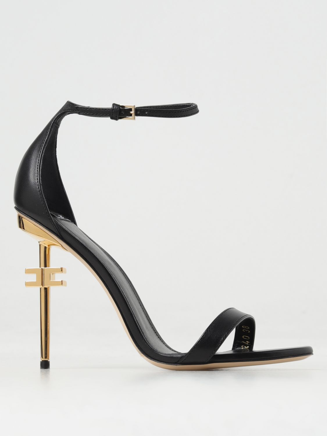 Shop Elisabetta Franchi Heeled Sandals  Woman Color Black