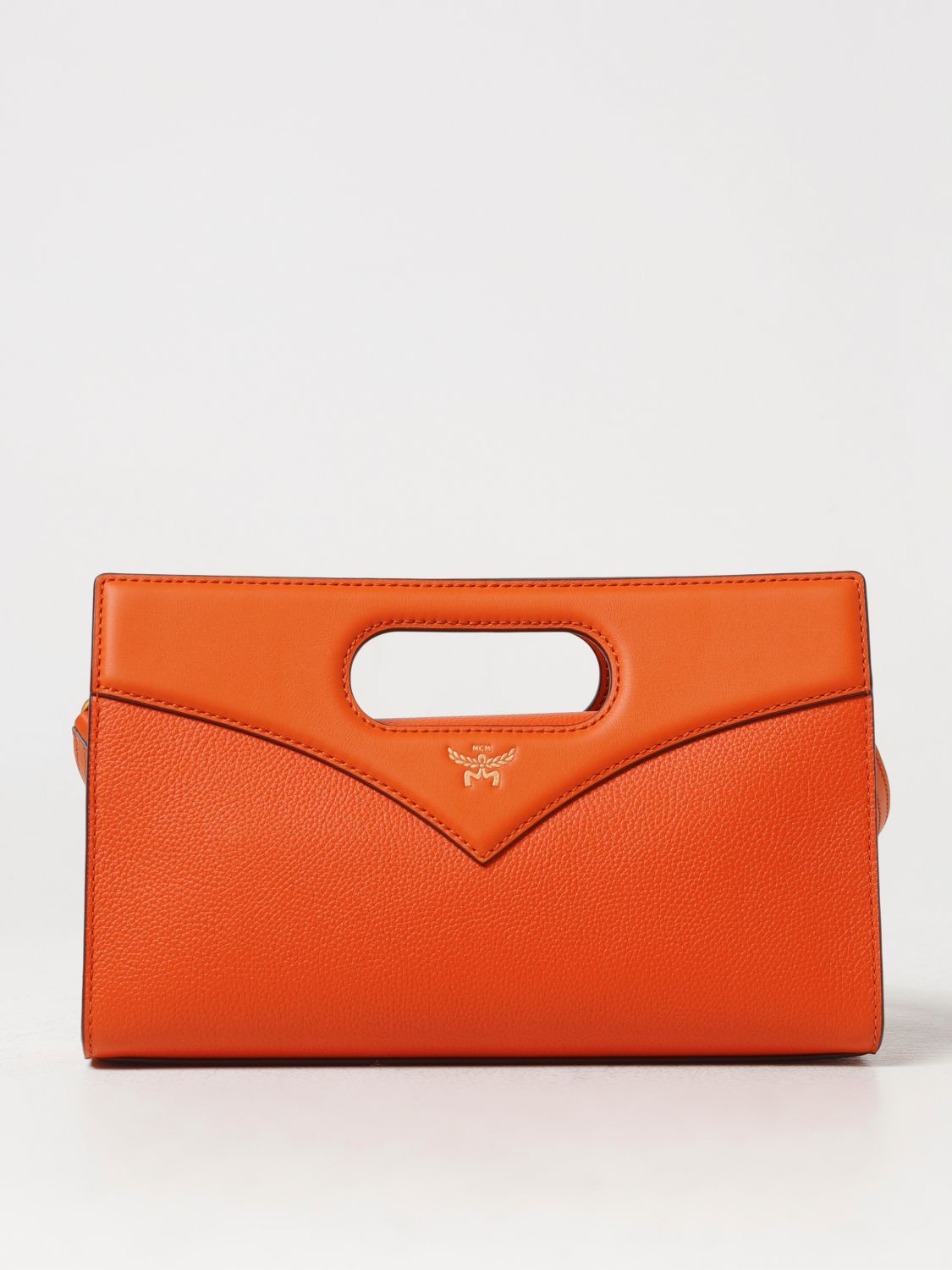 Shop Mcm Handbag  Woman Color Orange
