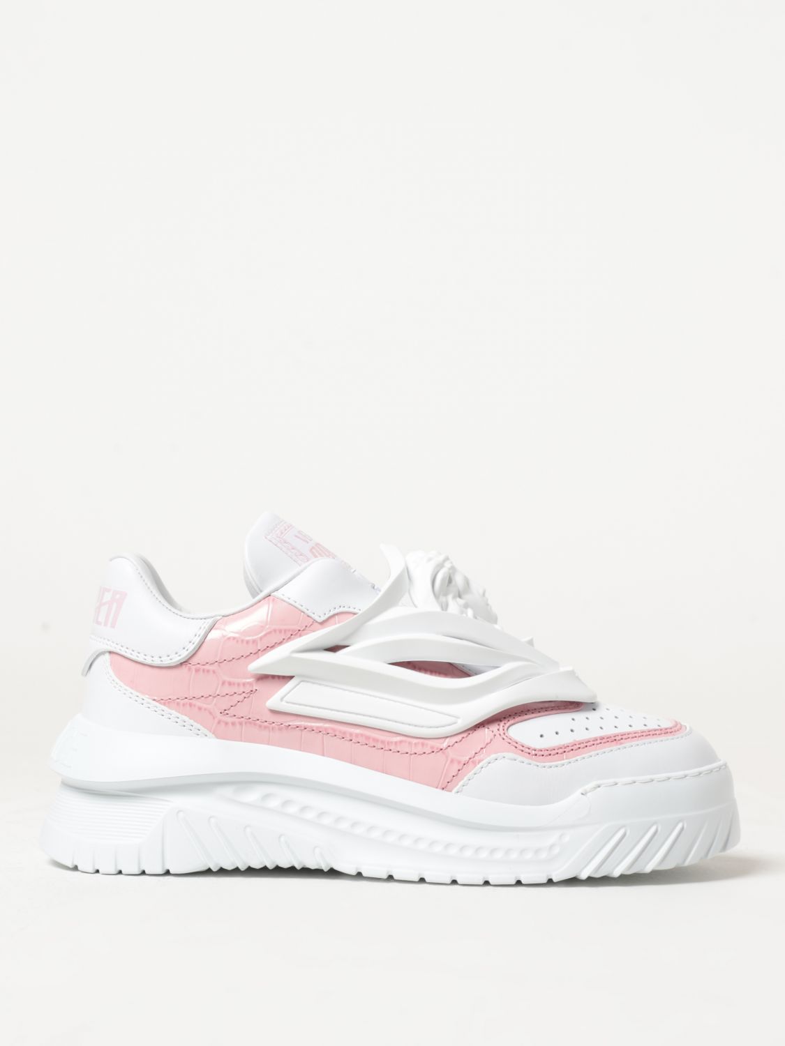 Shop Versace Sneakers  Woman Color Pink